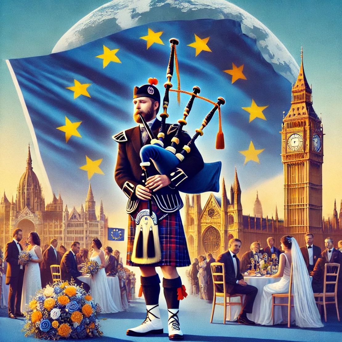 Bagpipers in Europe