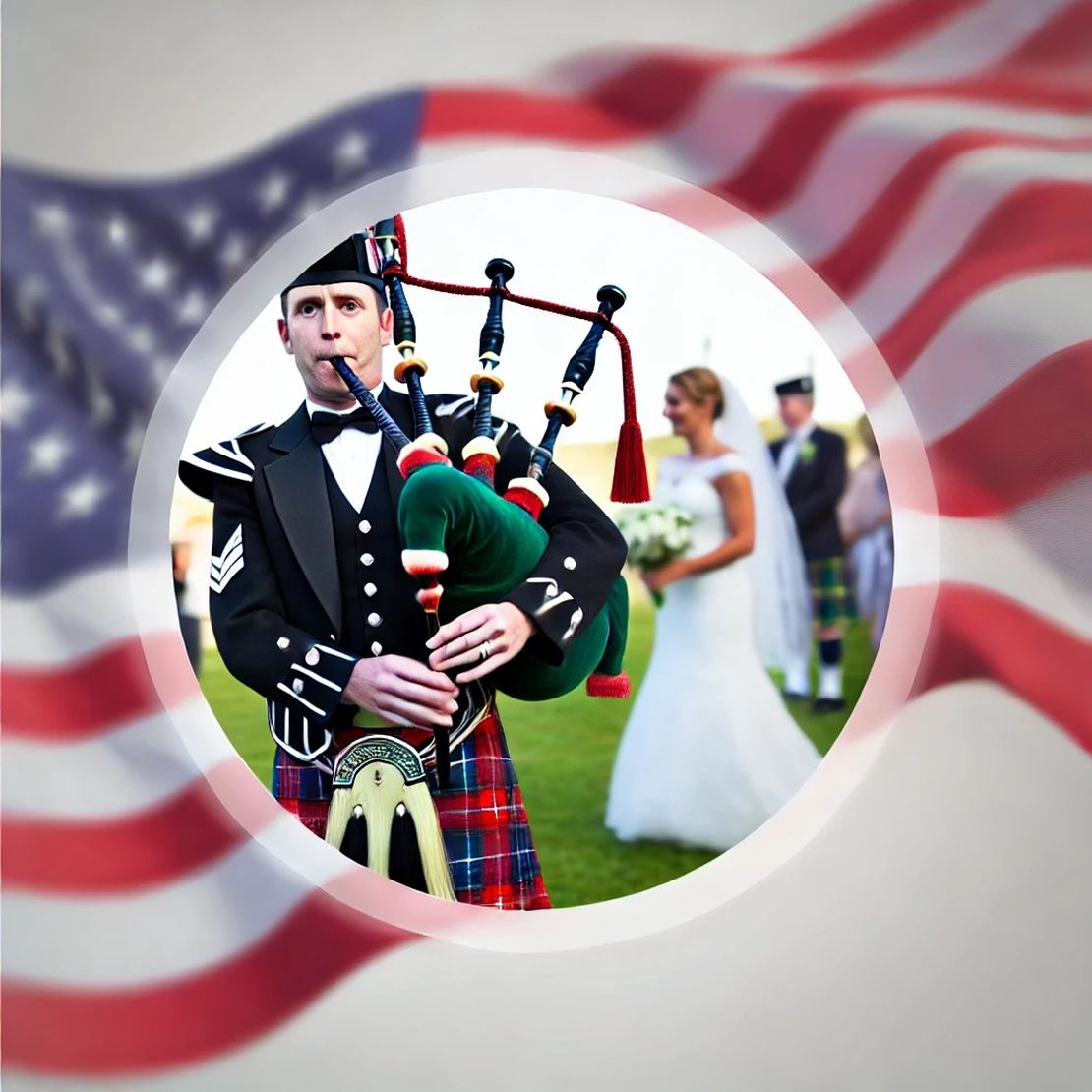 Bagpipers in the United States