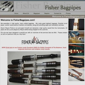 fisher bagpipes