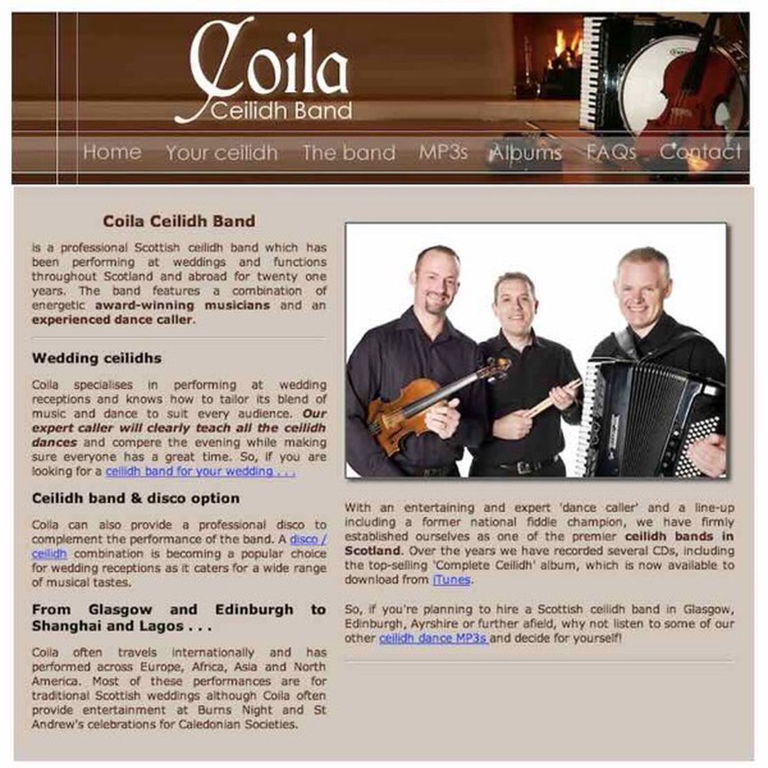 coila ceilidh band