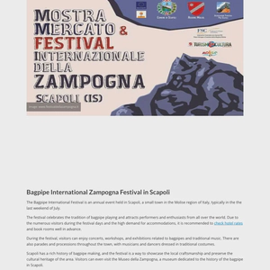 Bagpipe International Zampogna Festival