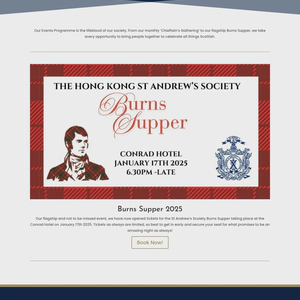 St. Andrew's Society Burns Supper